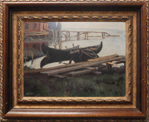 Федорович Владимир Николаевич. Рыбачьи лодки на Валааме 